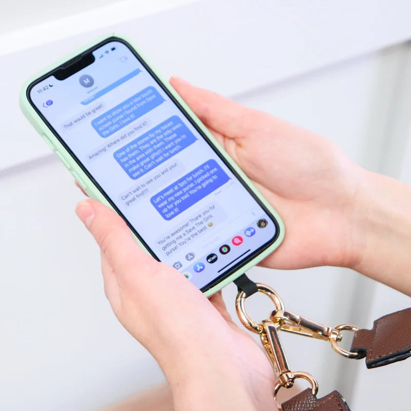 Mobiele telefoon lanyard ketting tas