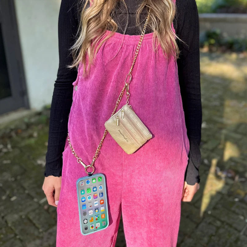 Mobiele telefoon lanyard ketting tas