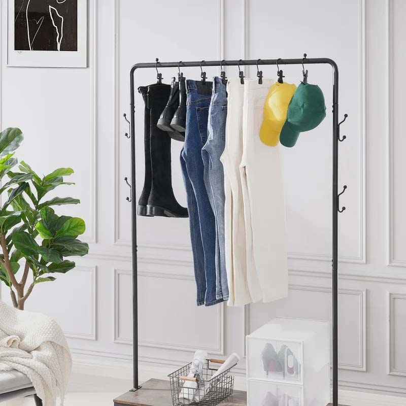 Ruimtebesparende Draagbare Reis Kleerhangers met Clips
