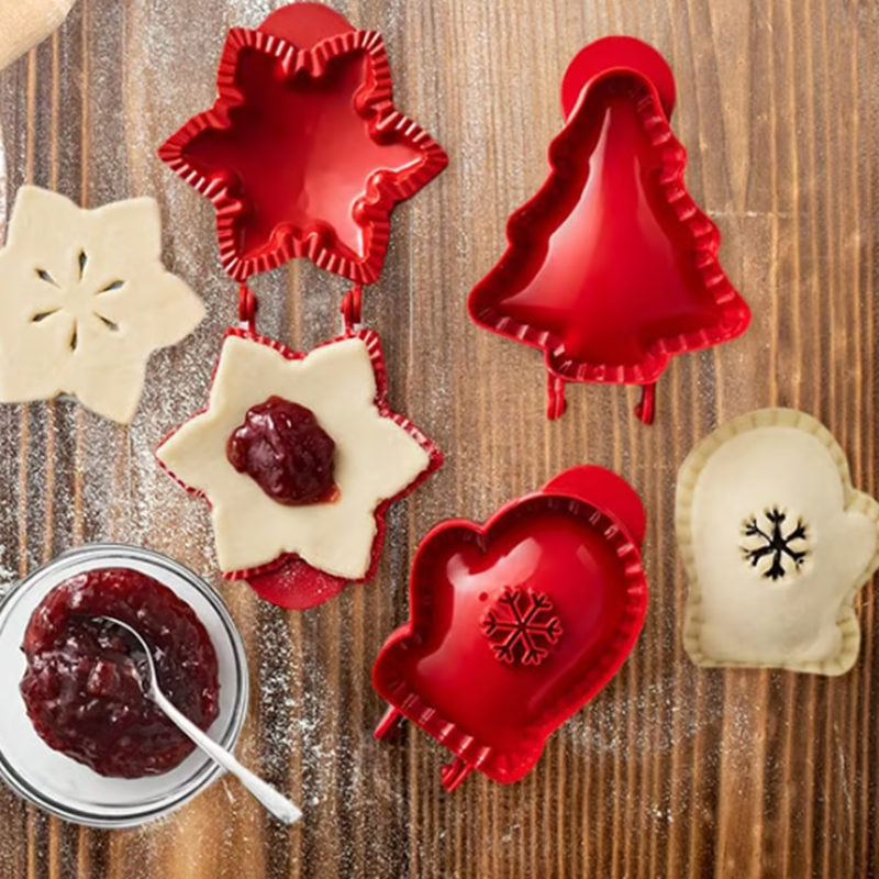 Kerstmis One-press Hand Pie Maker