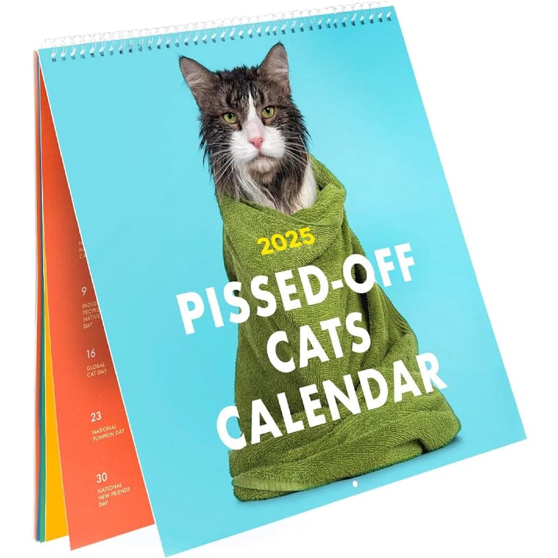 Kalender voor pissige katten 2025