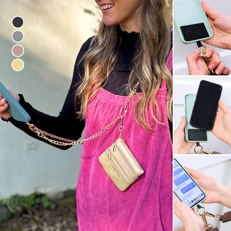 Mobiele telefoon lanyard ketting tas