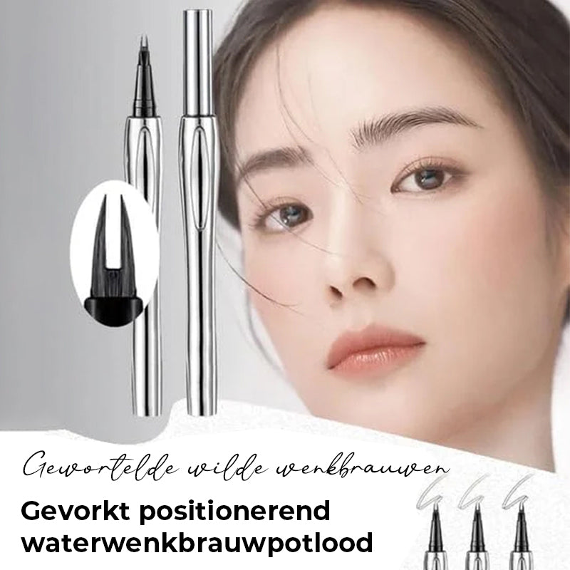 Micro-Vork Tip Potlood Langhoudend Waterdicht Wenkbrauwpotlood