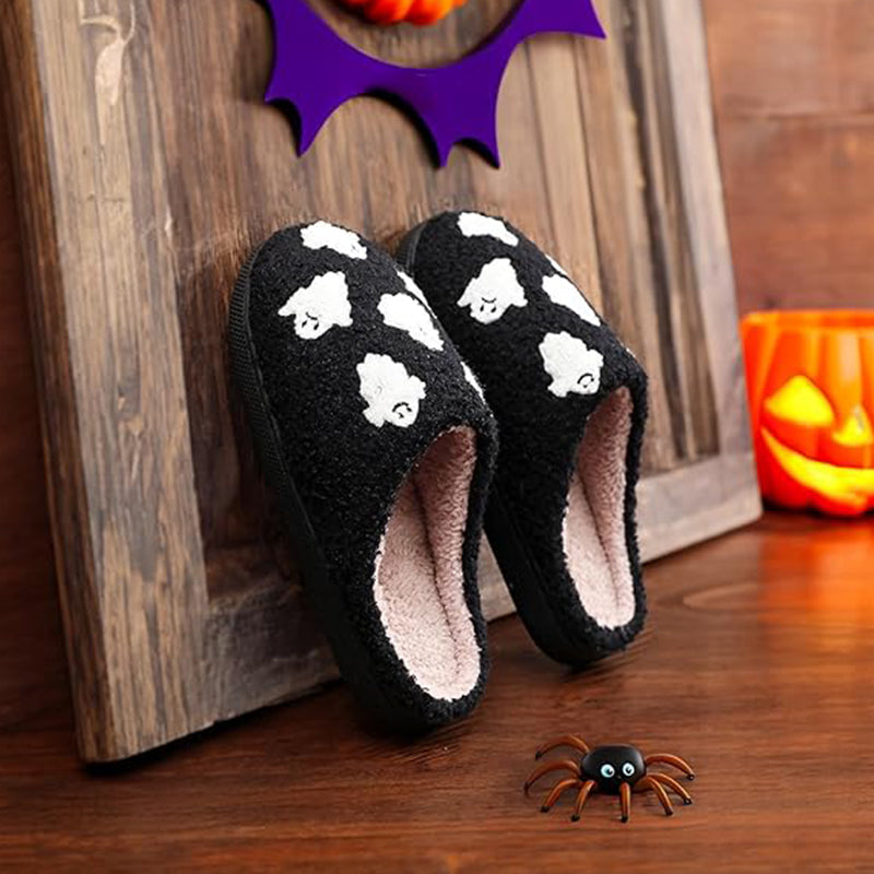 Halloween spook pluche pantoffels