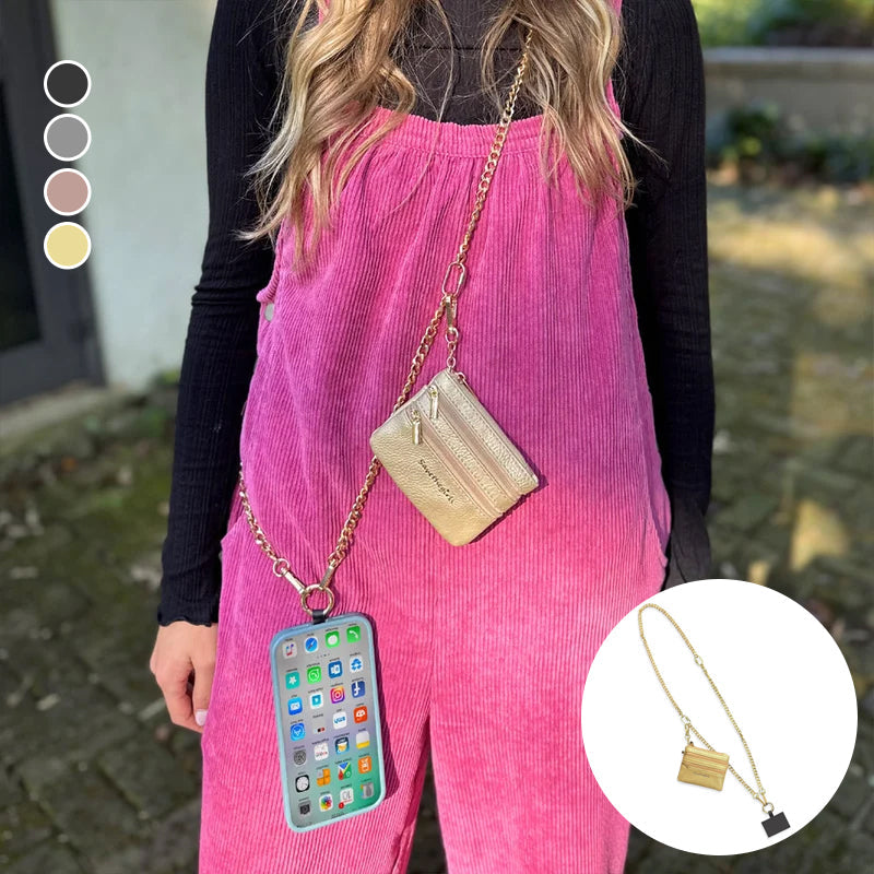 Mobiele telefoon lanyard ketting tas