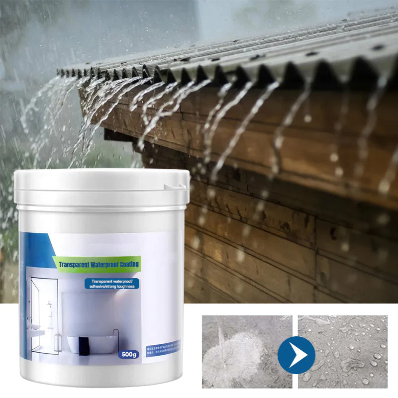 Transparante waterdichte promo coating