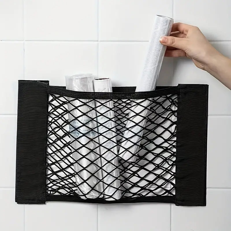 Plastic Bag-opbergnet (met kleefband)