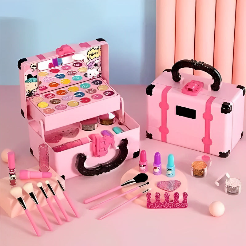 Wasbare make-up schoonheidsset voor kinderen