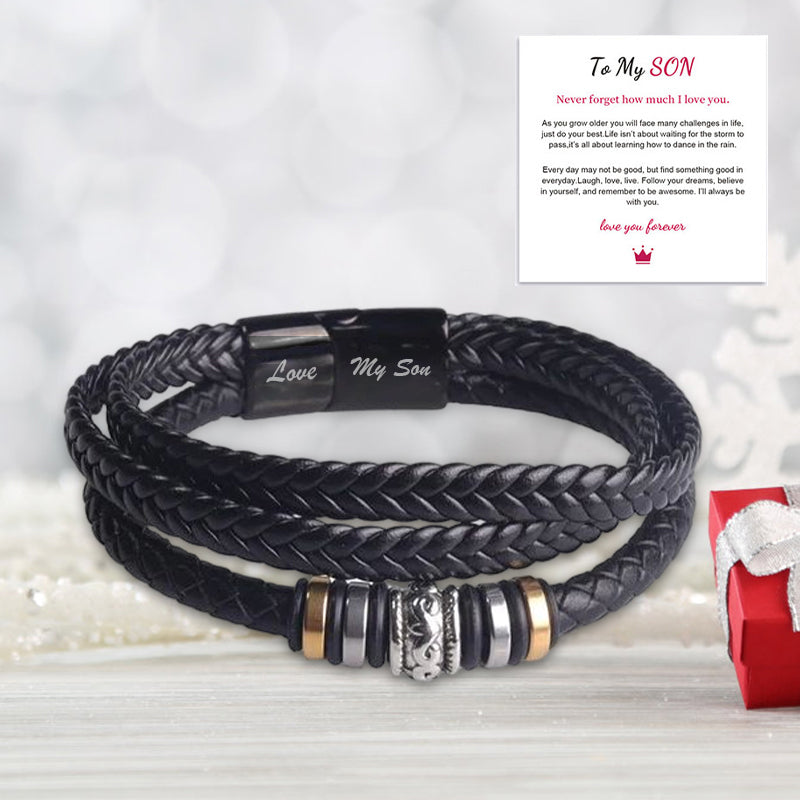 Ik zal altijd bij je zijn Dubbele rij armband