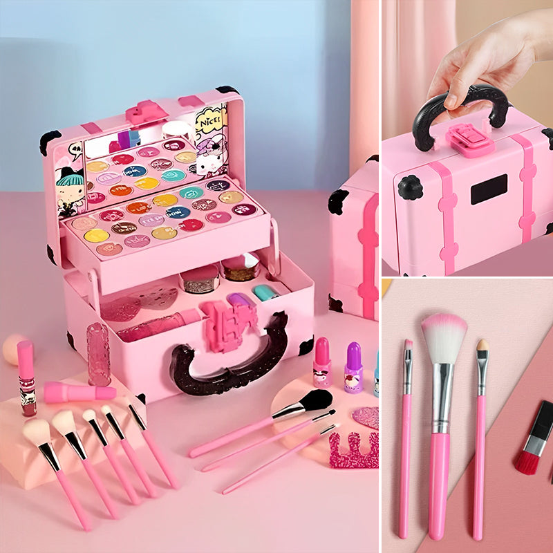 Wasbare make-up schoonheidsset voor kinderen