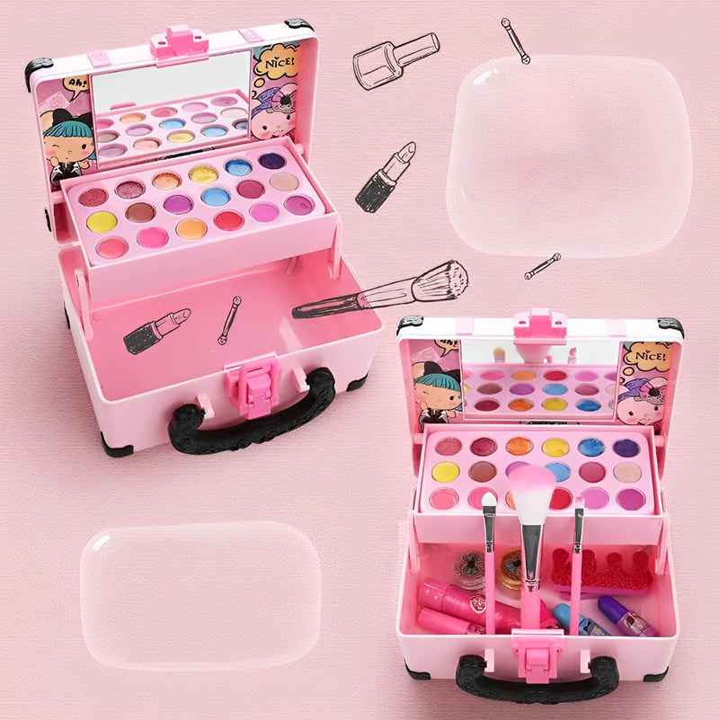 Wasbare make-up schoonheidsset voor kinderen