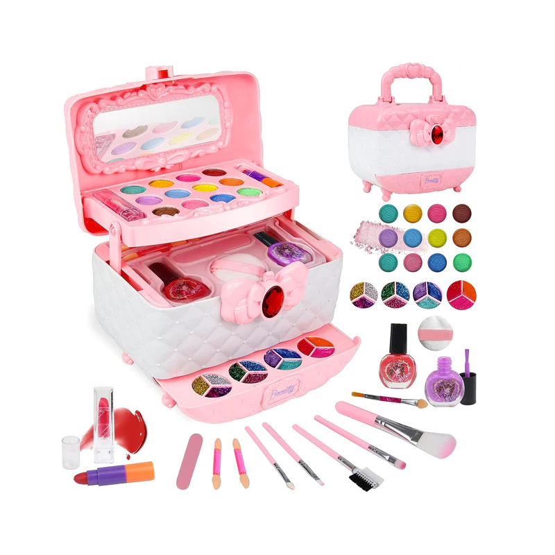 Wasbare make-up schoonheidsset voor kinderen