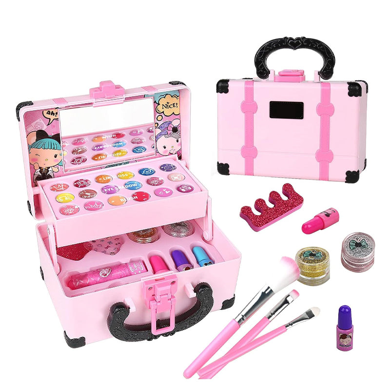 Wasbare make-up schoonheidsset voor kinderen