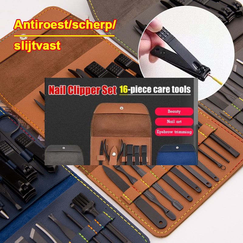 16-delige nagelknipperset