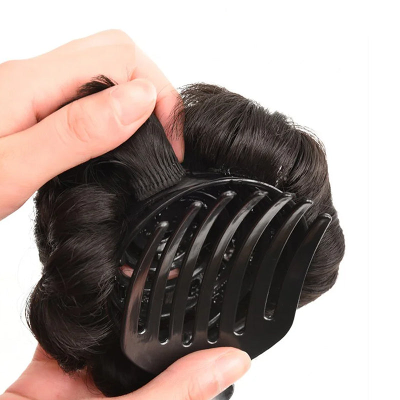 Bun pruik clip