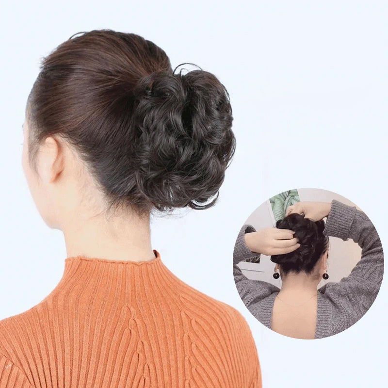 Bun Clipping Flower Bud-pruik
