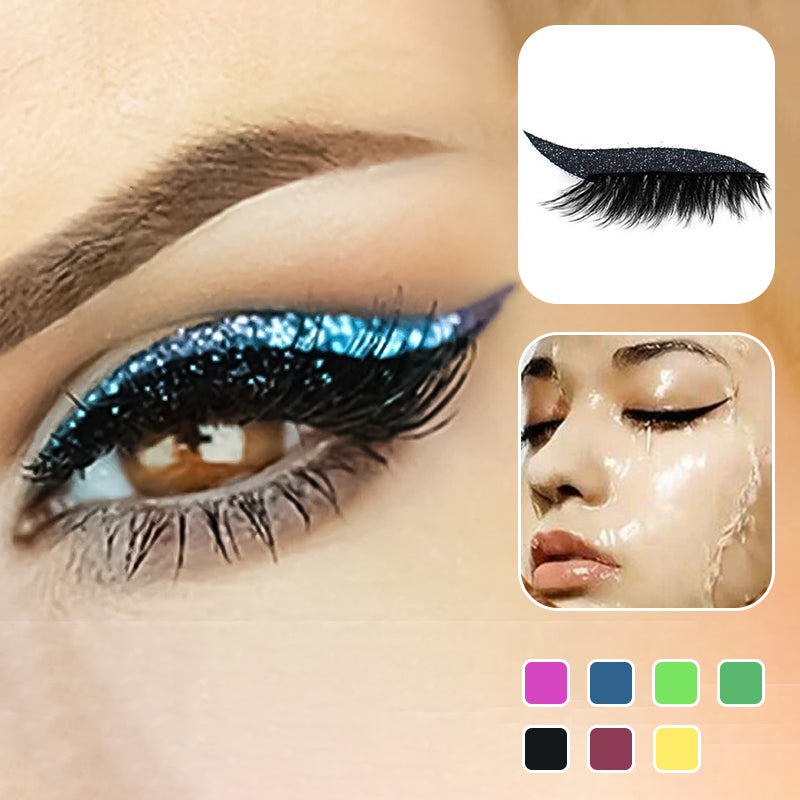 Waterdichte en herbruikbare eyeliner en wimpersticker