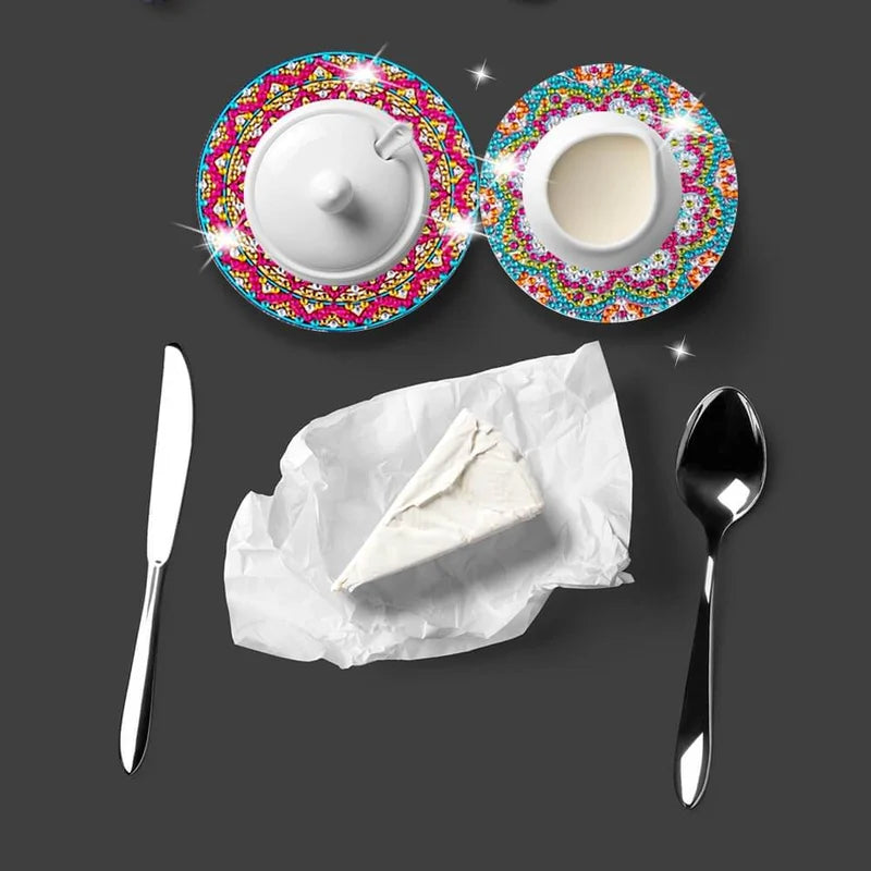 Diamond Craft Onderzetter Diamond Painted Onderzetter (Mandala)