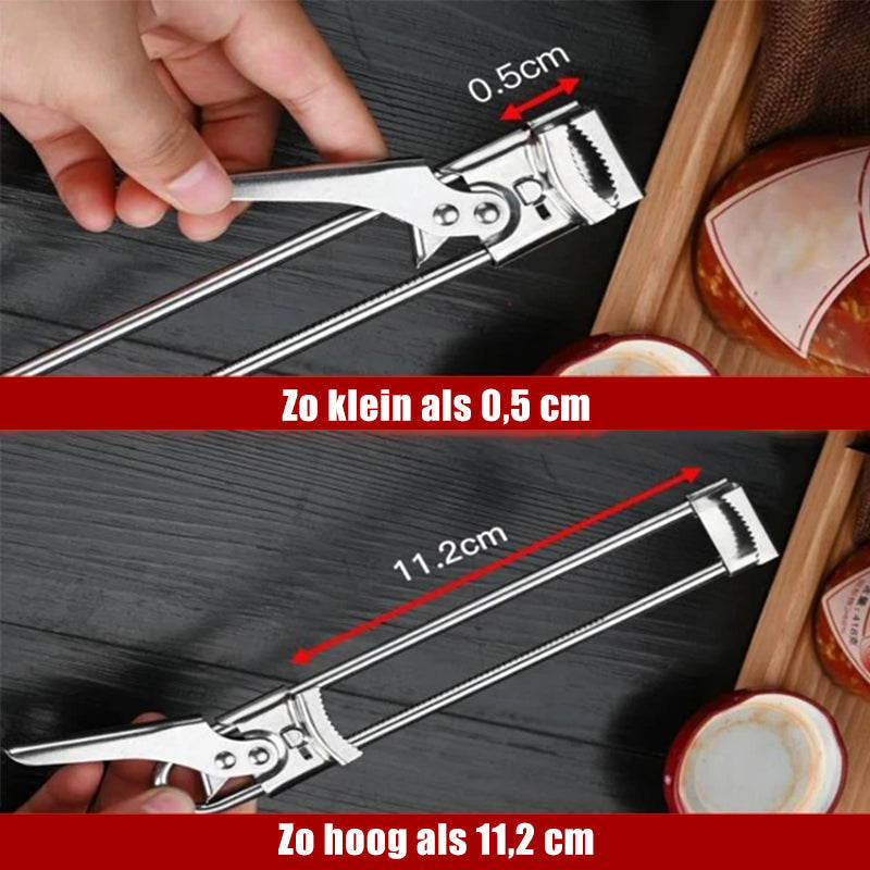 Verstelbare Roestvrijstalen Blikopener