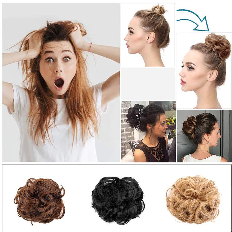 Bun Clipping Flower Bud-pruik