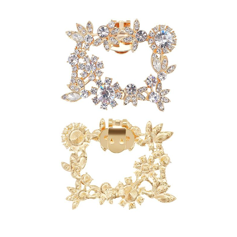 Afneembare strass hoge hak schoenen gesp