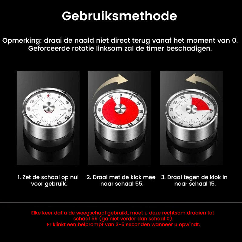Magnetische mechanische handmatige timer⏲