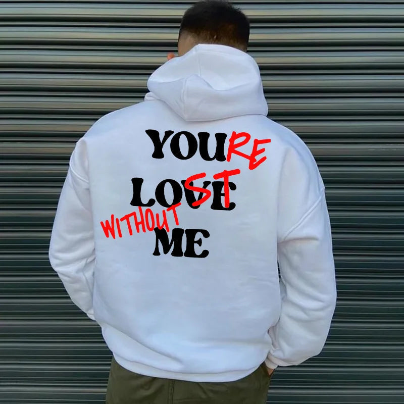 Effen sweatshirt met letterprint