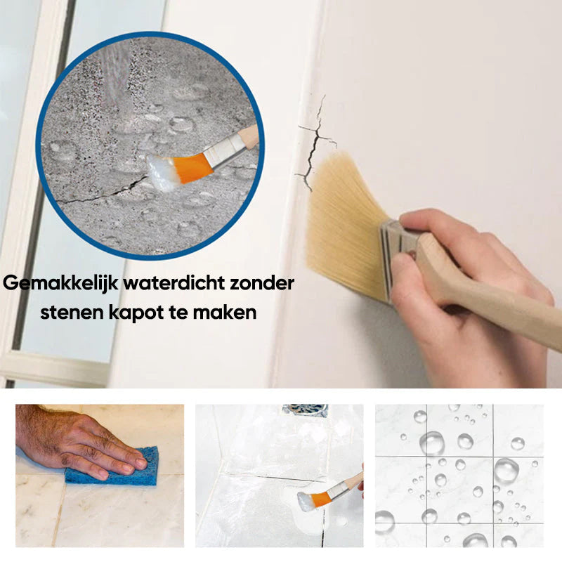 Transparante waterdichte promo coating