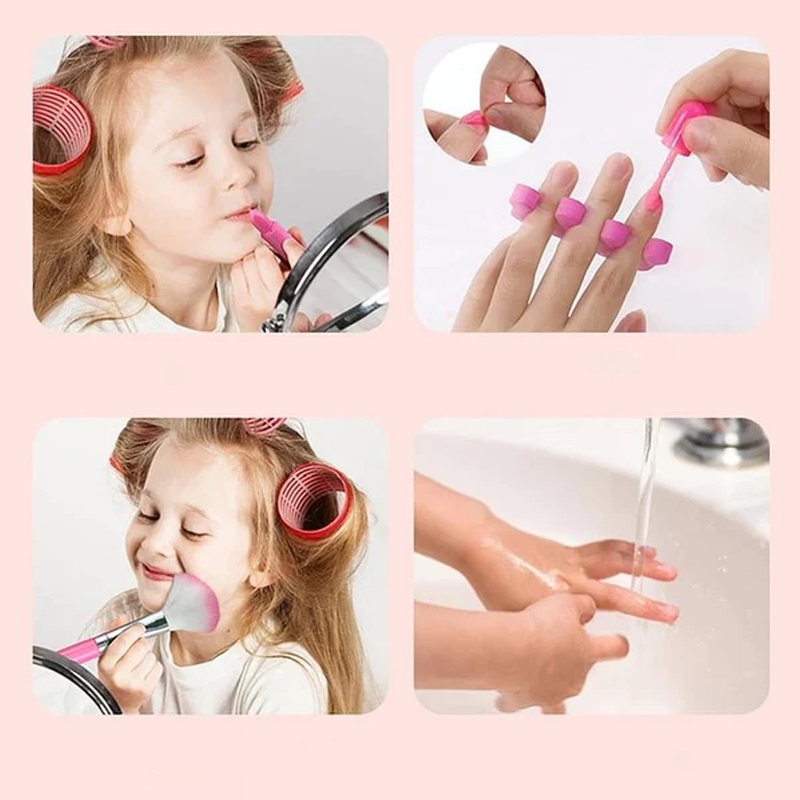 Wasbare make-up schoonheidsset voor kinderen