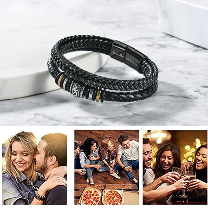 Ik zal altijd bij je zijn Dubbele rij armband