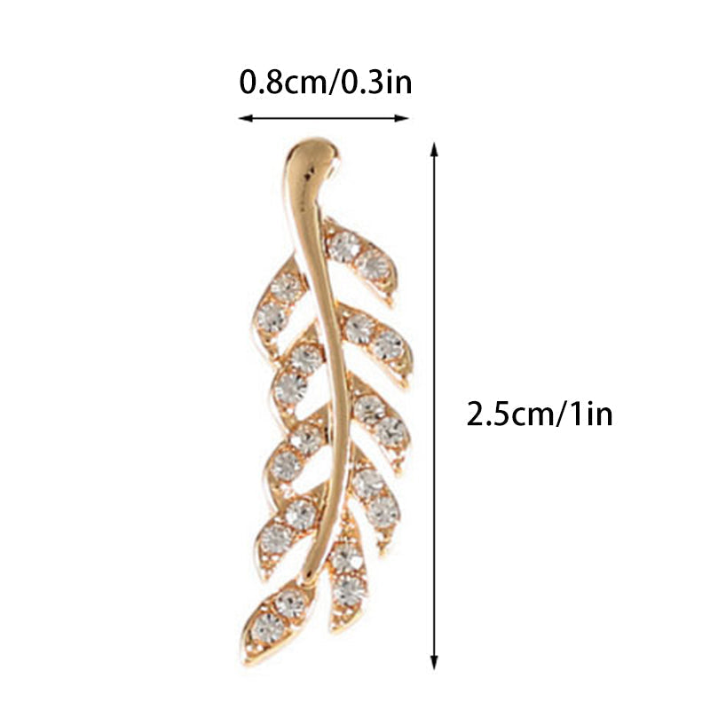 blad Stud Oorbellen Dagelijkse oor klimmers voor dames