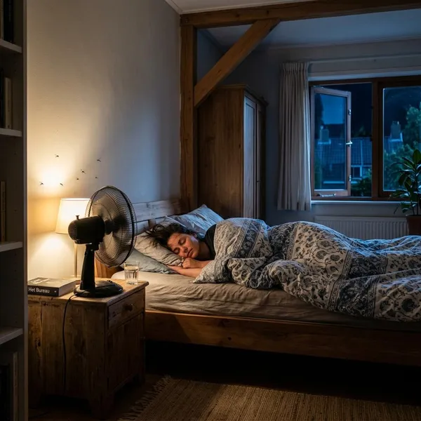 Een ventilator combineren met andere hulp tegen muggen