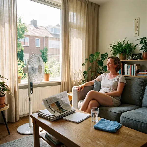 helpt een ventilator tegen warmte