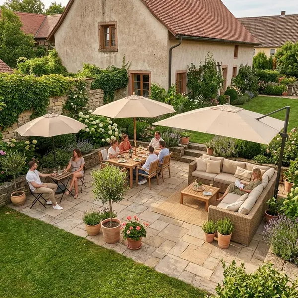 hoe groot moet een parasol zijn