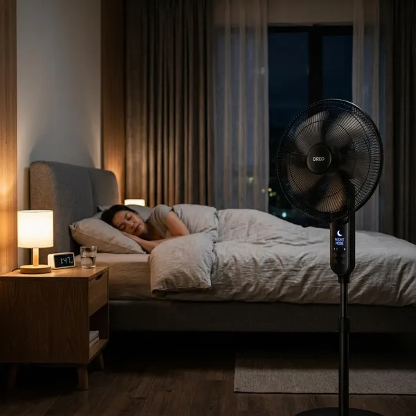 hoe werkt nachtmodus ventilator