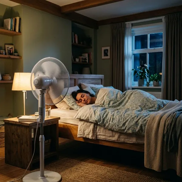 kan een ventilator de hele nacht aan
