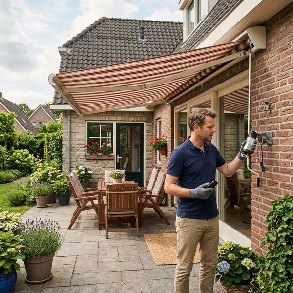kun je een bestaand zonnescherm elektrisch maken