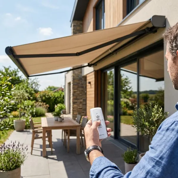 somfy afstandsbediening instellen zonnescherm