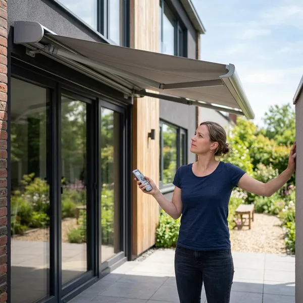 Zo stel je een Somfy afstandsbediening in voor je zonnescherm