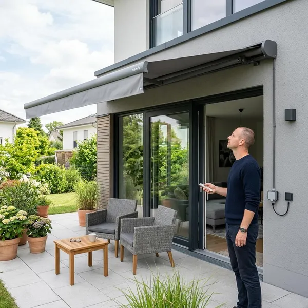 Somfy zonnescherm gaat niet meer in