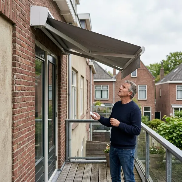 Somfy zonnescherm veilig resetten