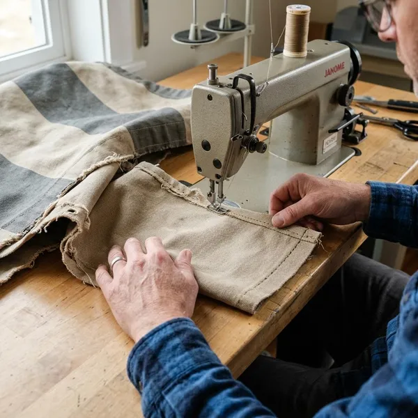 Kleine stiknaad repareren zonder demonteren