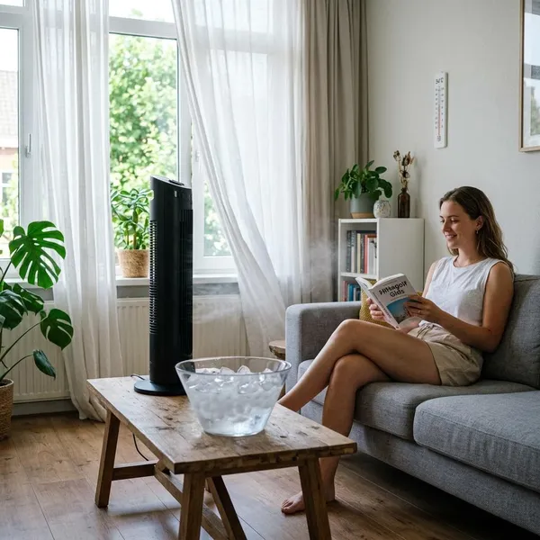Wanneer ventilator met ijs goed werkt
