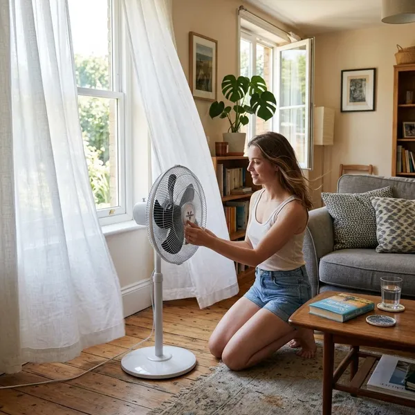 Kamer koeler maken met een ventilator