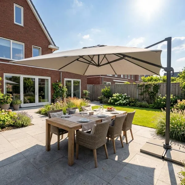 Beste plek voor een parasol