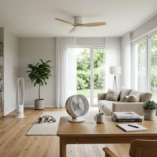 Hoeveel dB is stil voor een ventilator