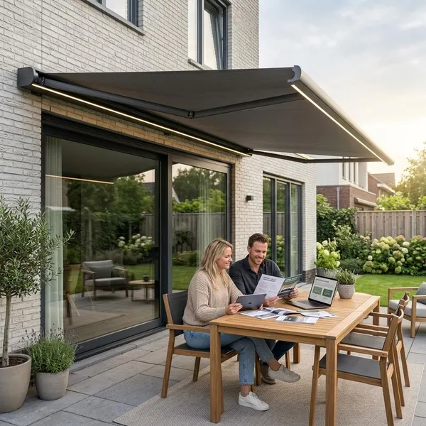 wat kost een elektrisch zonnescherm