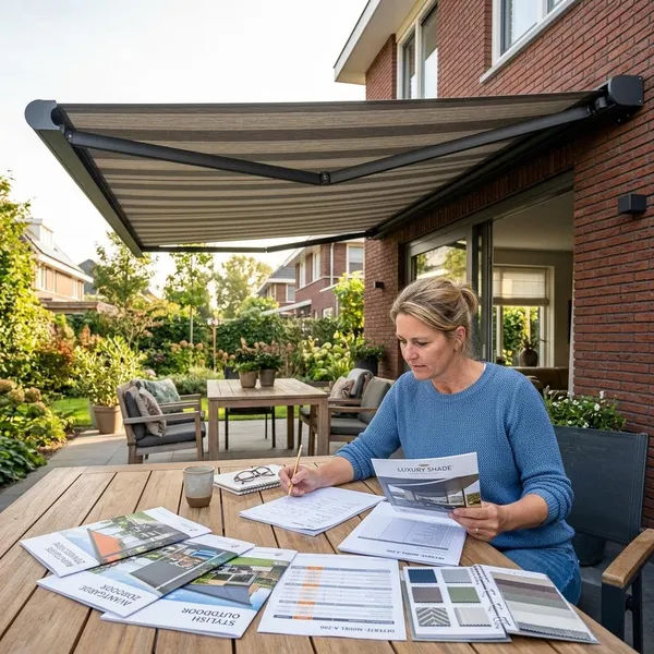 Zonnescherm offertes goed vergelijken