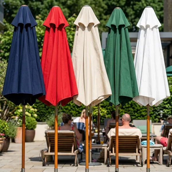 Donkere of lichte parasol