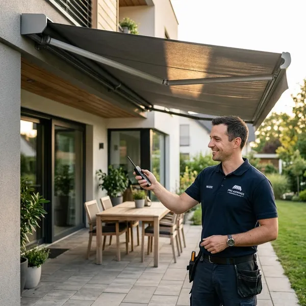 Elektronische zonneschermmotor instellen